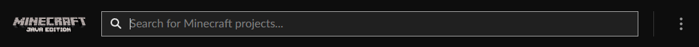 CurseForge Search Bar