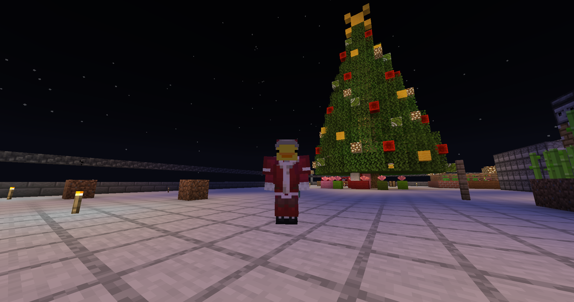 This tree is 80 Blocks tall, hopefully Santa can fit his presents :)
